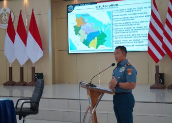 Wujudkan Sistem Komunikasi Aman dan Terintegrasi, Lanal Dumai Ikuti Sosialisasi Aplikasi Trisula dan Matros dari Tim Skomlekal Mabesal