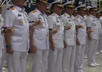 Dankodaeral IX Ambon Hadiri Upacara Sertijab Kepala Staf Koarmada RI, Pangkoarmada I, dan Pangkoarmada III