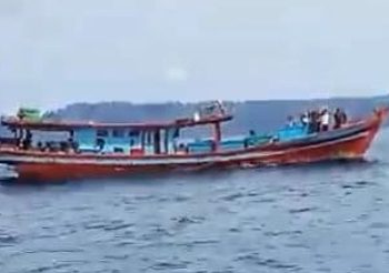 Lanal Nias Berhasil Tangkap Kapal Illegal Fishing Yang Menggunakan Bahan Peledak