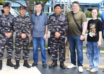 Danlanal Sabang Sambut Kedatangan Duta Besar dan Atase Pertahanan Rusia, serta Crew Kapal Perang RFS Marshal Shaposhnikov-543